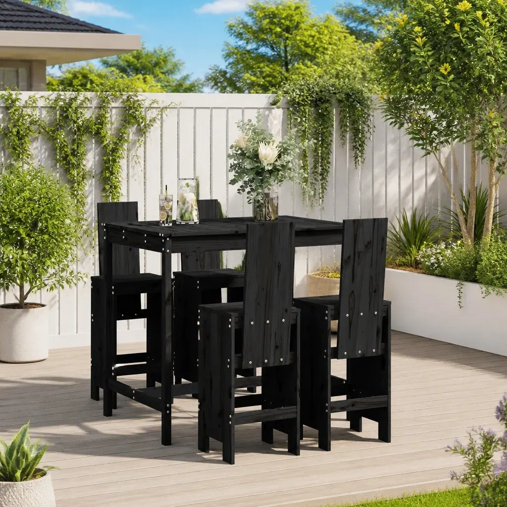 5 Piece Outdoor Bar Set