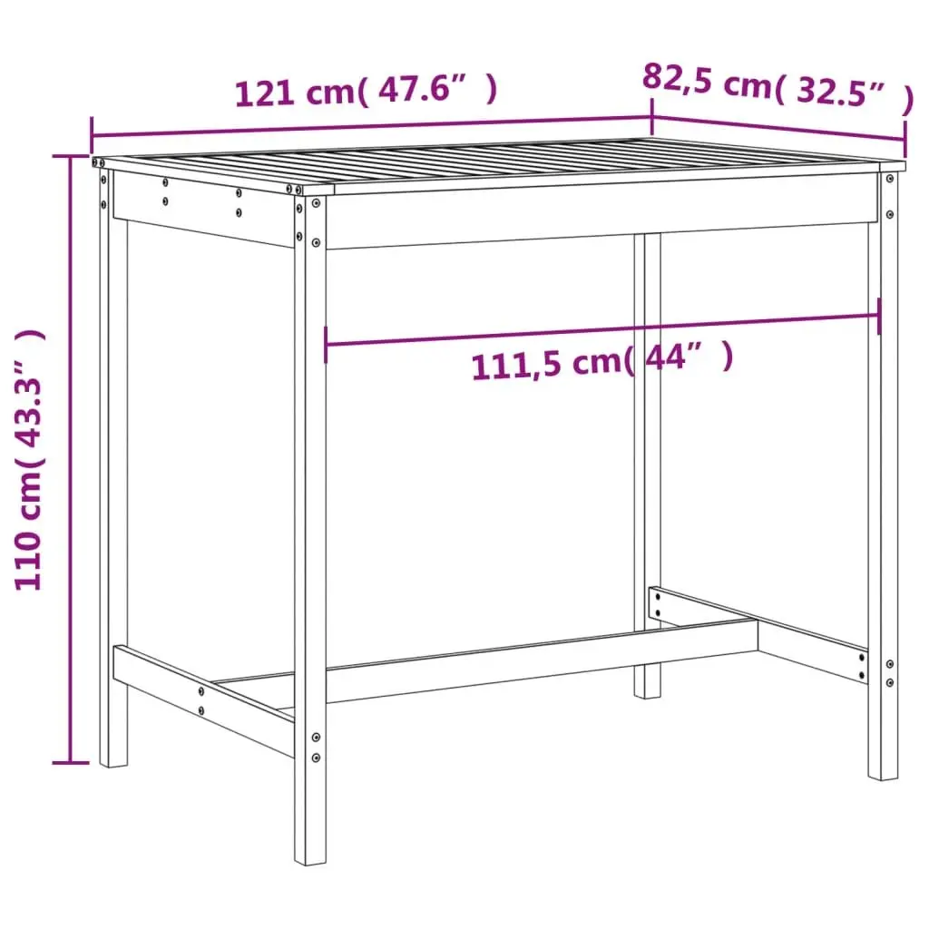 5 Piece Outdoor Bar Set