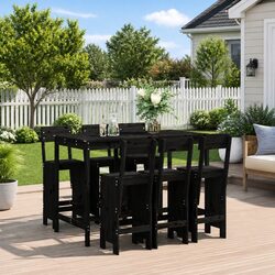 Compact 7-Piece Bar Set for Your Outdoor Enjoyment