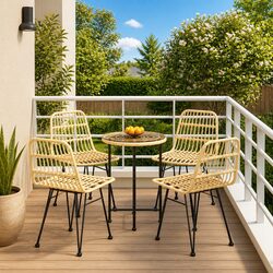 5-Piece Garden Dining Set for Outdoor Spaces