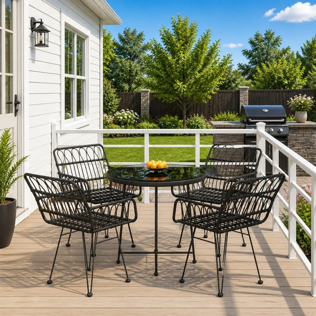5-Piece Dining Set for Outdoor Enjoyment