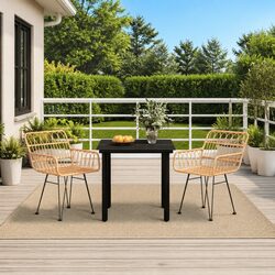 Stylish 3-Piece Outdoor Dining Set for Your Patio