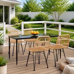 5-Piece Garden Dining Set for Outdoor Enjoyment