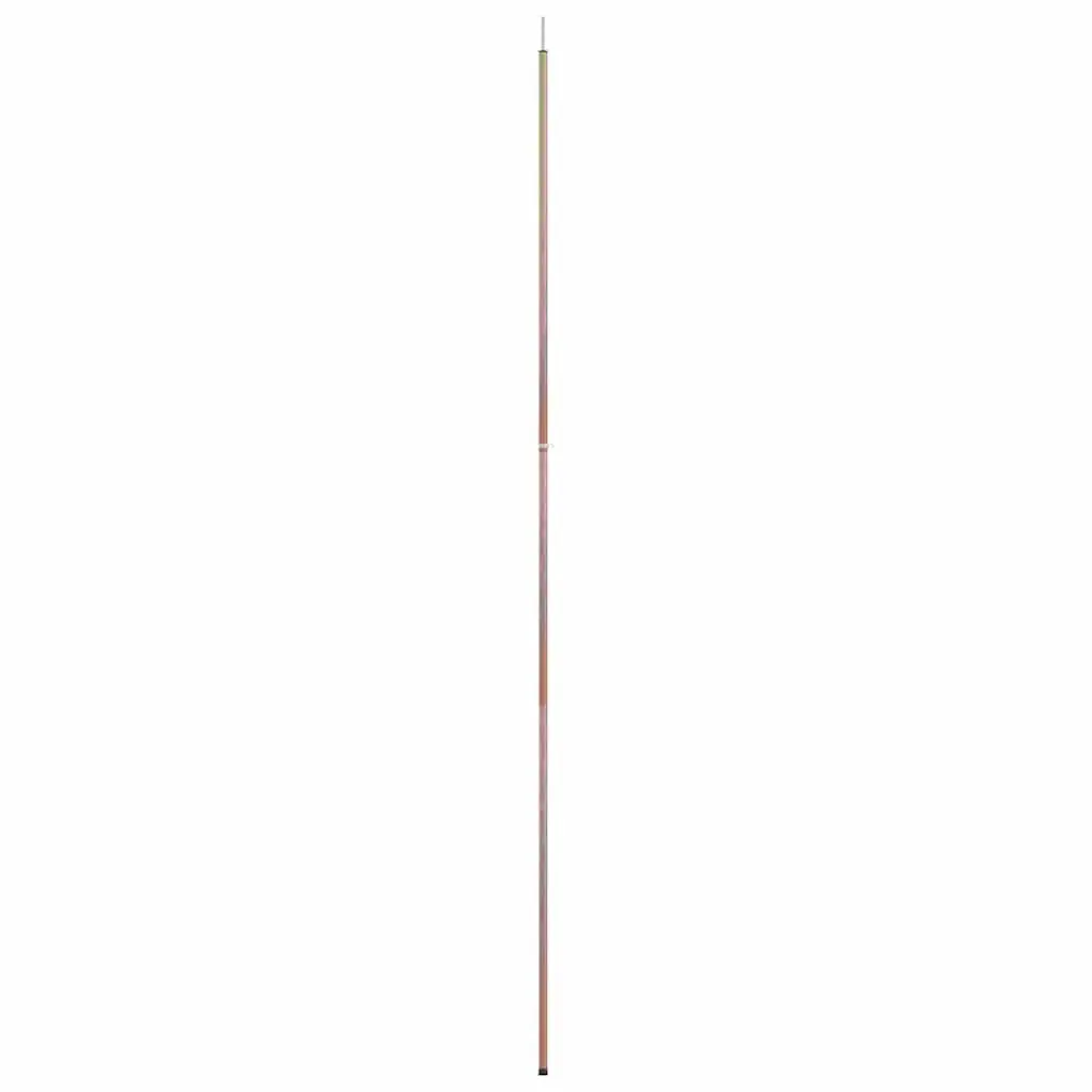Telescopic Tent Pole Galvanised Steel Adjustable 170-255cm for Tents Tarps Canopies Awnings