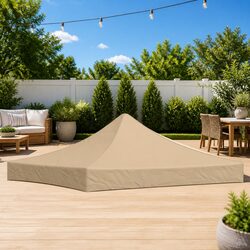 Get a Versatile 3x3 m Beige Party Tent Canopy Top
