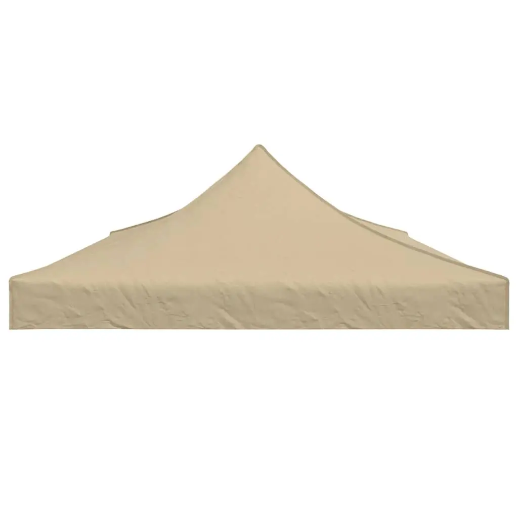 Party Tent Roof Beige 6x3 m UV and Weather-Resistant Oxford Replacement Canopy Top Cover