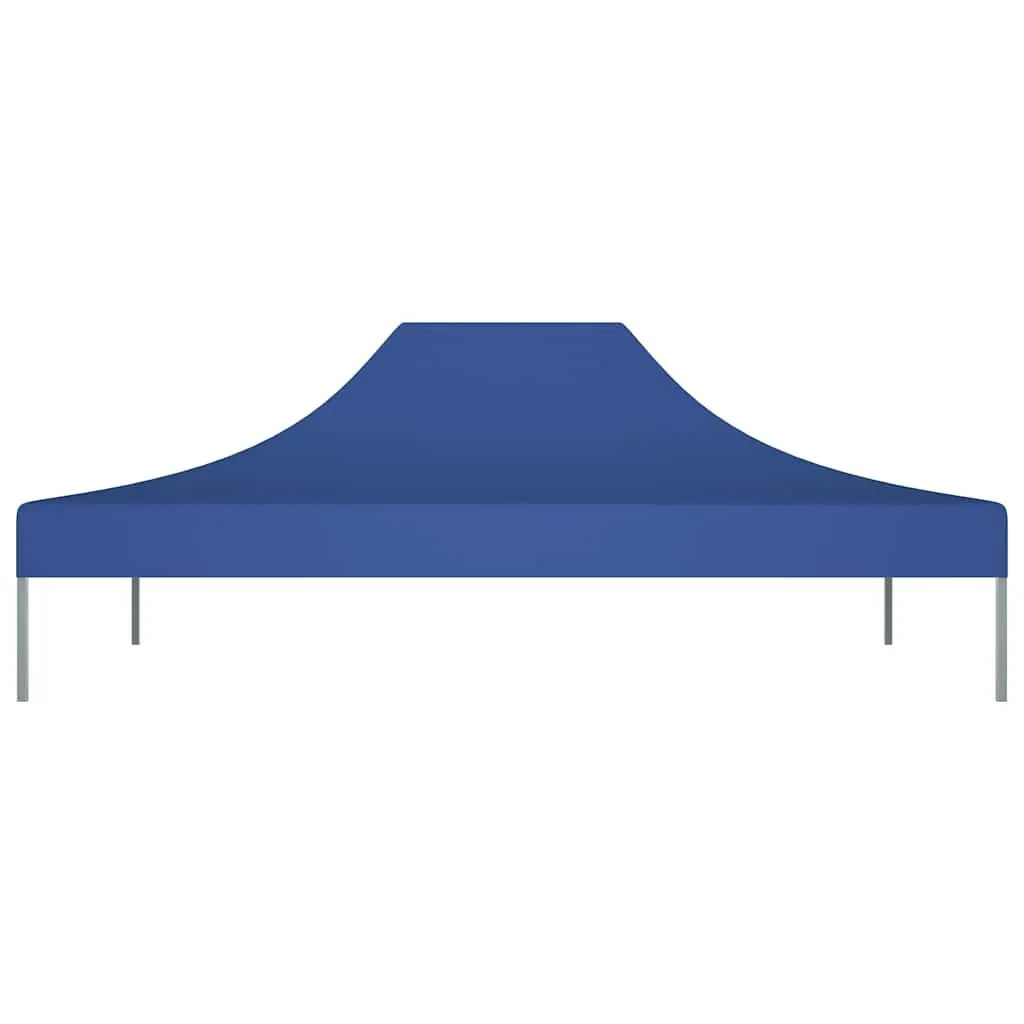 Party Tent Roof Blue 4.5x3m UV and Weather Resistant Replacement Canopy Top for Outdoor Garden Marquee