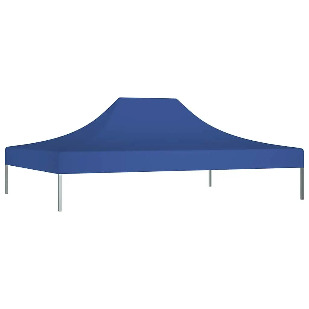 Party Tent Roof Blue 4.5x3m UV and Weather Resistant Replacement Canopy Top for Outdoor Garden Marquee
