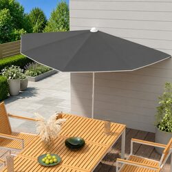 Half Round Garden Parasol for Optimal Shade