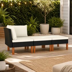 Compact and Sturdy 3 Piece Outdoor Lounge Set