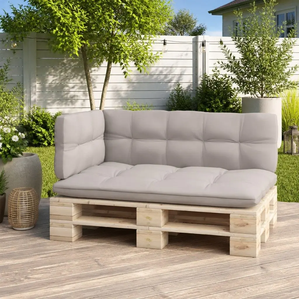 Black Pallet Sofa Backrest 110cm with Adjustable Angles