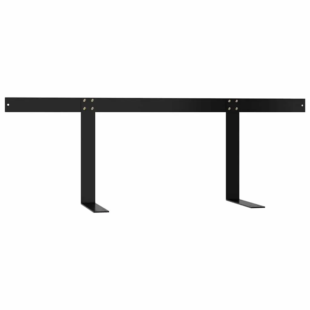 Black Pallet Sofa Backrest 110cm with Adjustable Angles