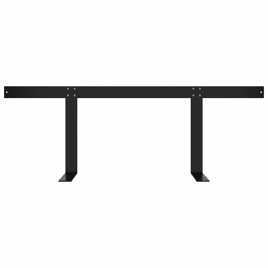 Black Pallet Sofa Backrest 110cm with Adjustable Angles