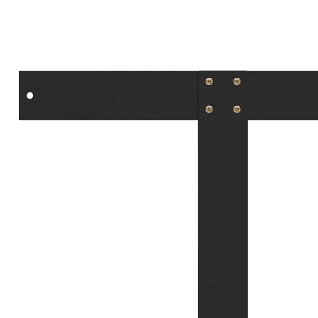 Black Pallet Sofa Backrest 110cm with Adjustable Angles