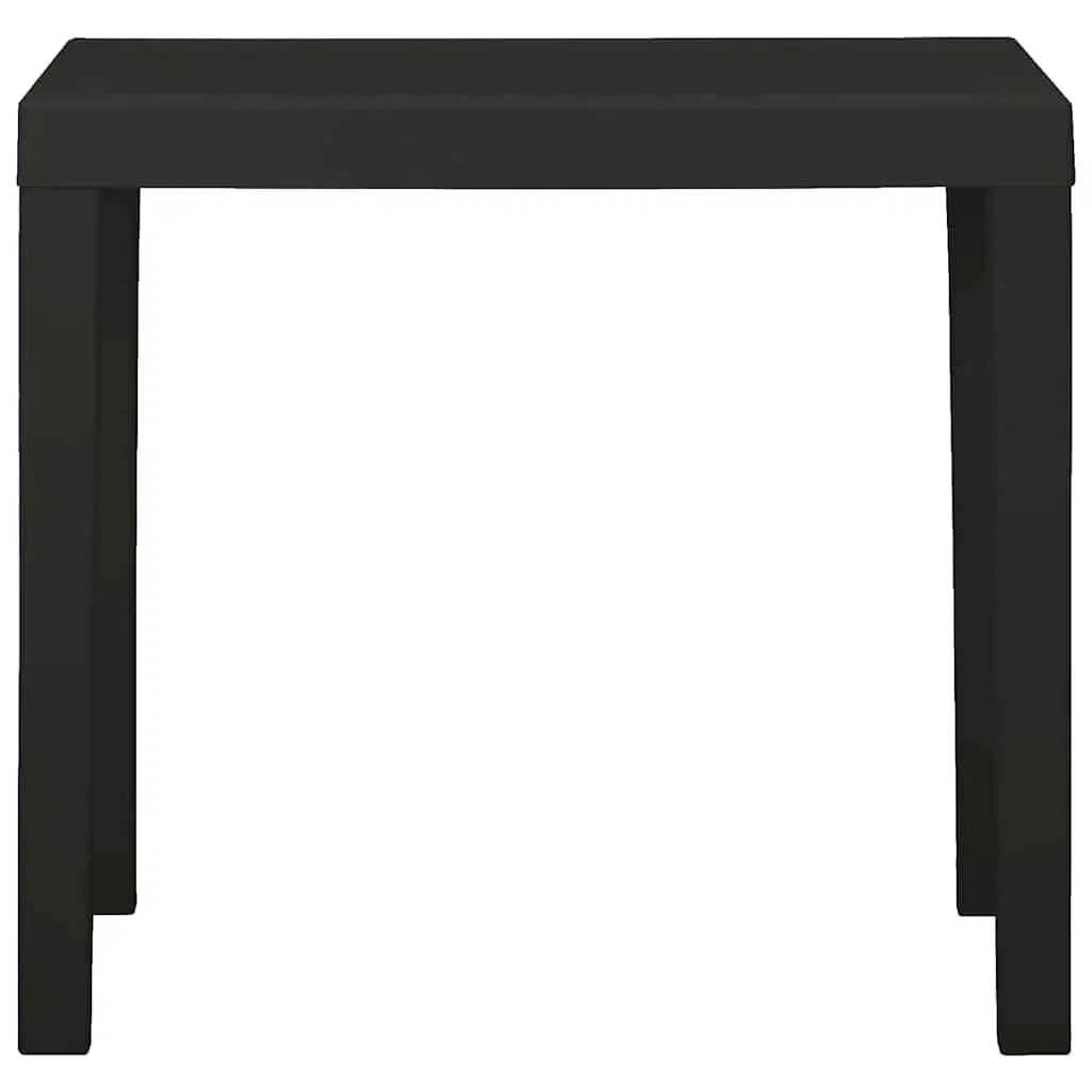 Garden Dining Table Anthracite Outdoor Patio Furniture Weather Resistant