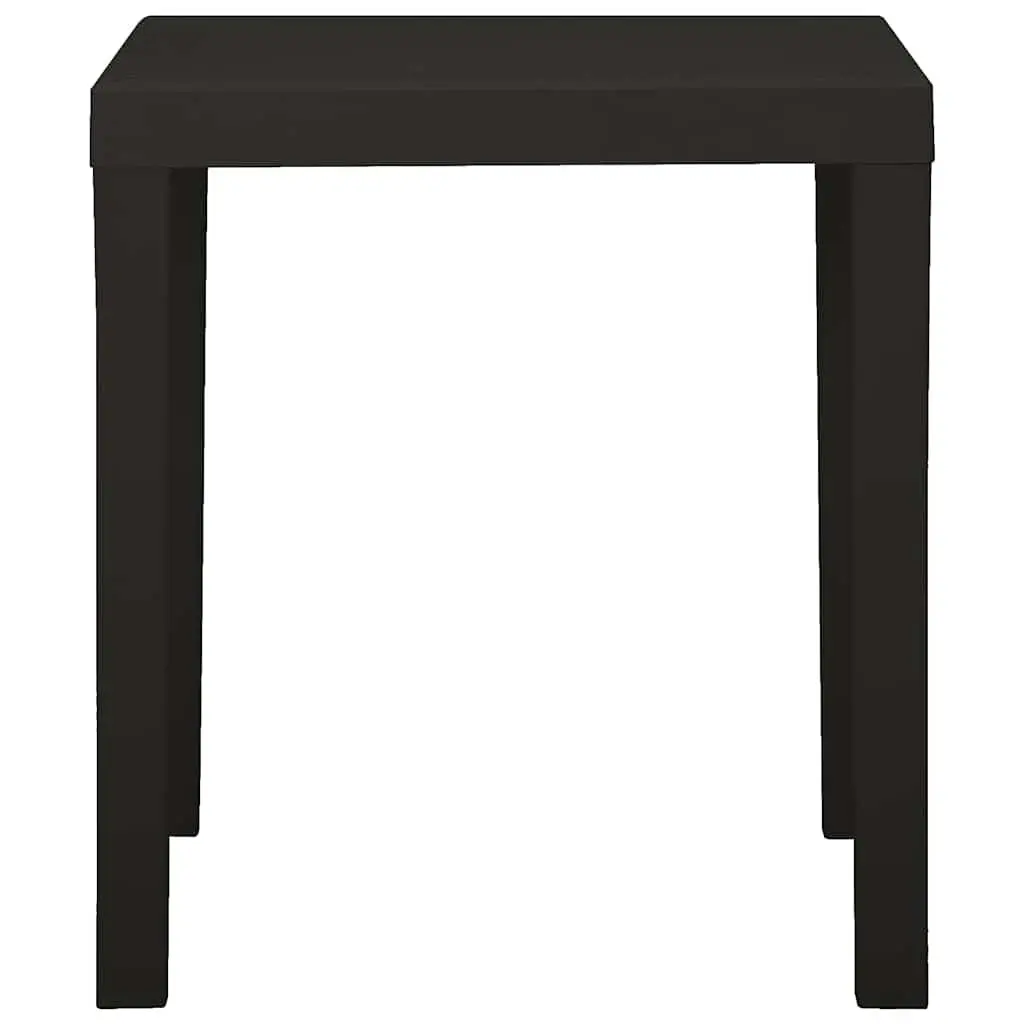 Garden Dining Table Anthracite Outdoor Patio Furniture Weather Resistant
