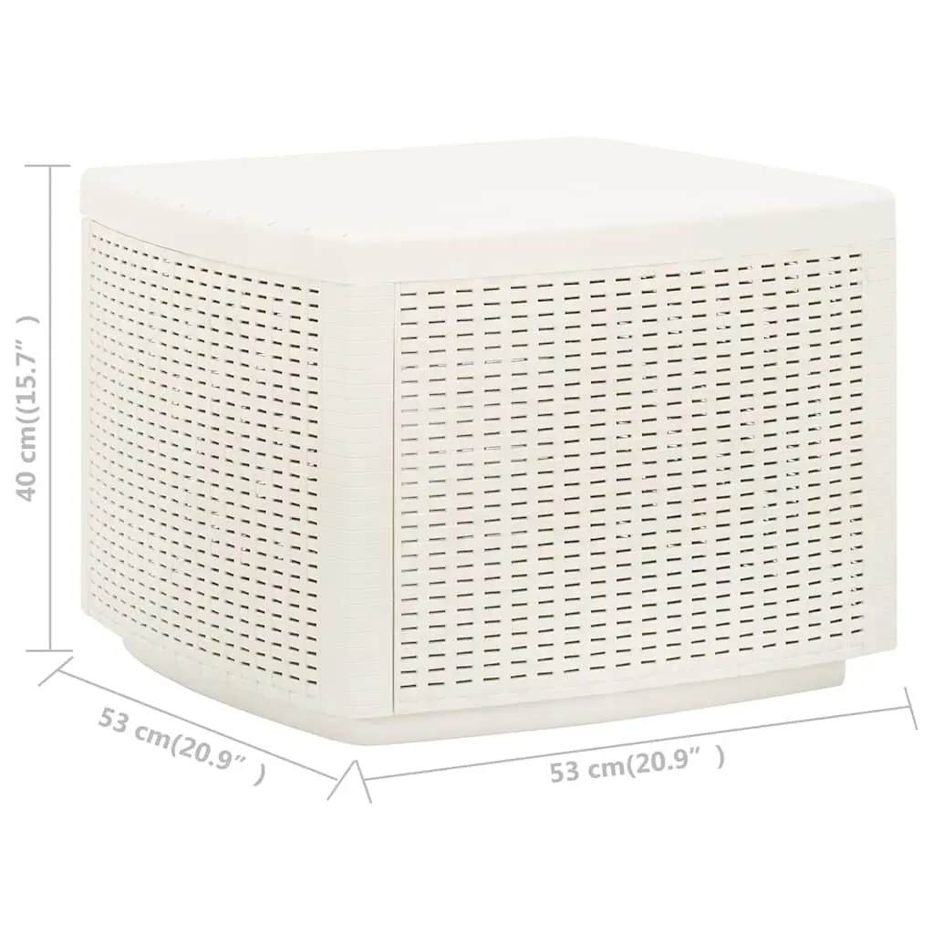 White Garden Coffee Table