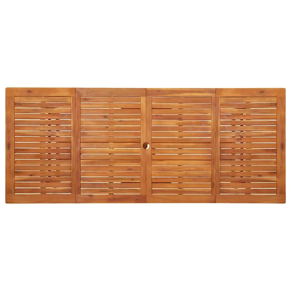 Solid Acacia Outdoor Dining Table, 220x90x75cm