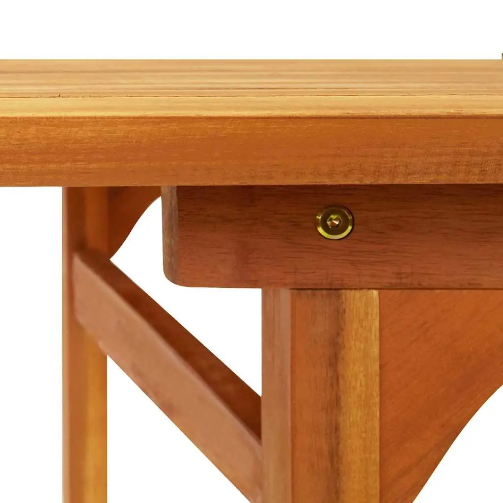 Solid Acacia Outdoor Dining Table, 220x90x75cm