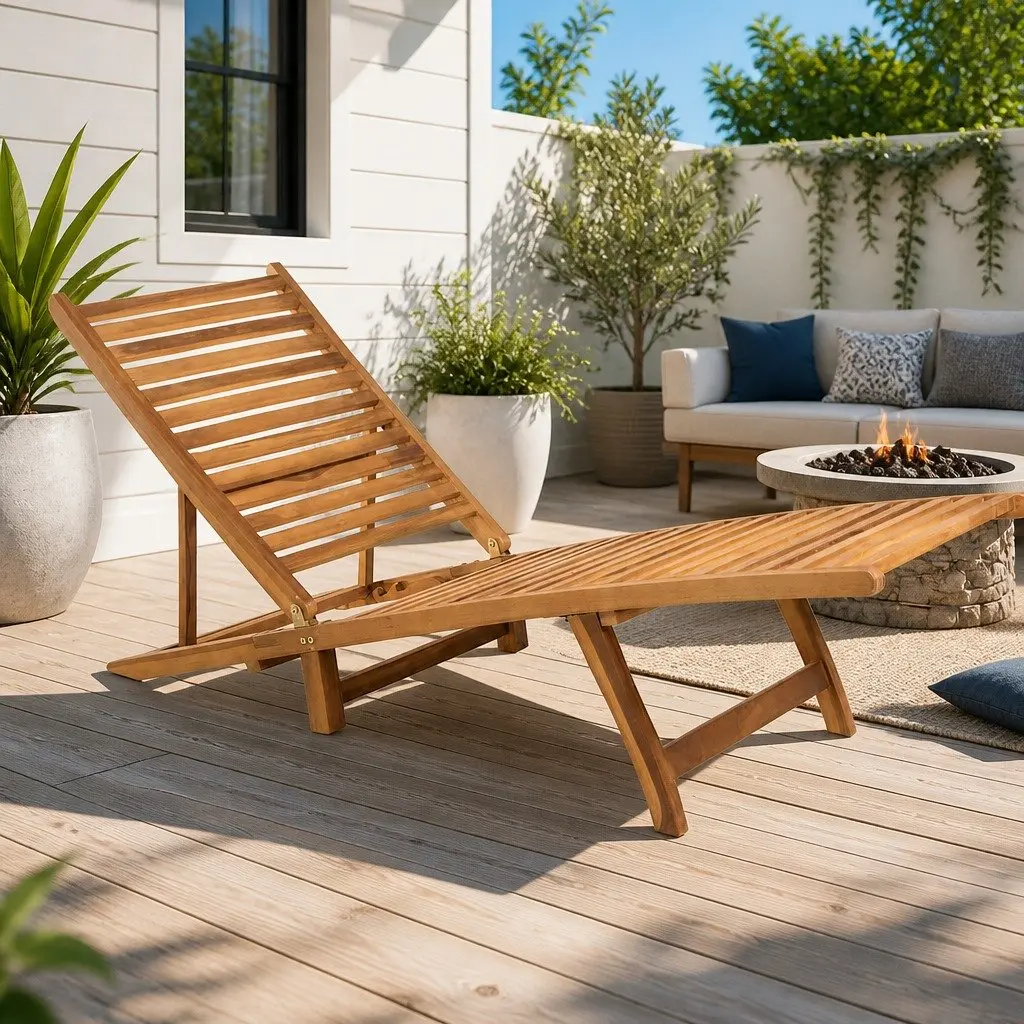 Adjustable Sun Lounger for Relaxation