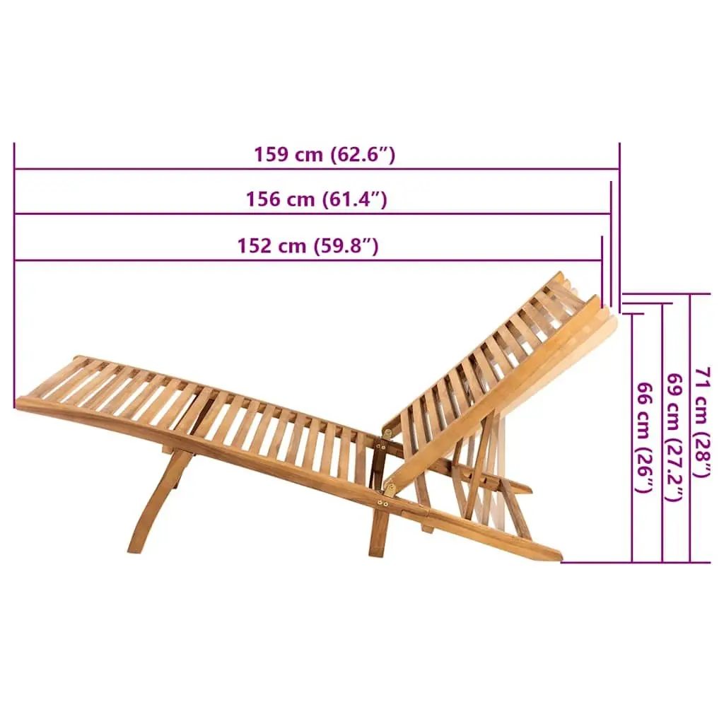 Adjustable Sun Lounger for Relaxation