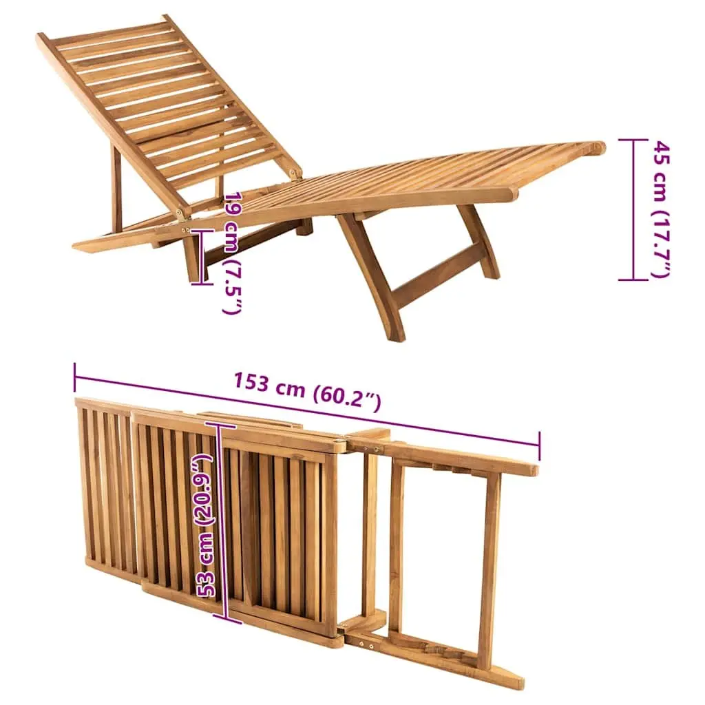 Adjustable Sun Lounger for Relaxation