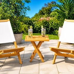 Concise and Durable Solid Wood Teak Table Top