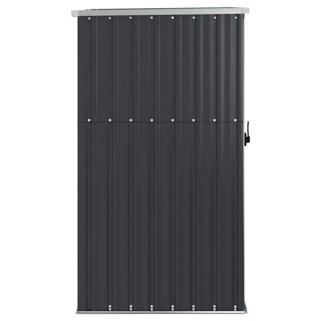 Garden Metal Storage Shed Anthracite 88x89x161cm Outdoor Tool Equipment House