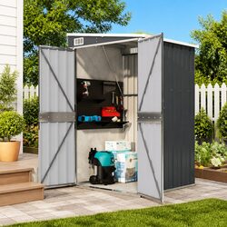 Compact Wall-mounted Garden Shed with Impressive Features