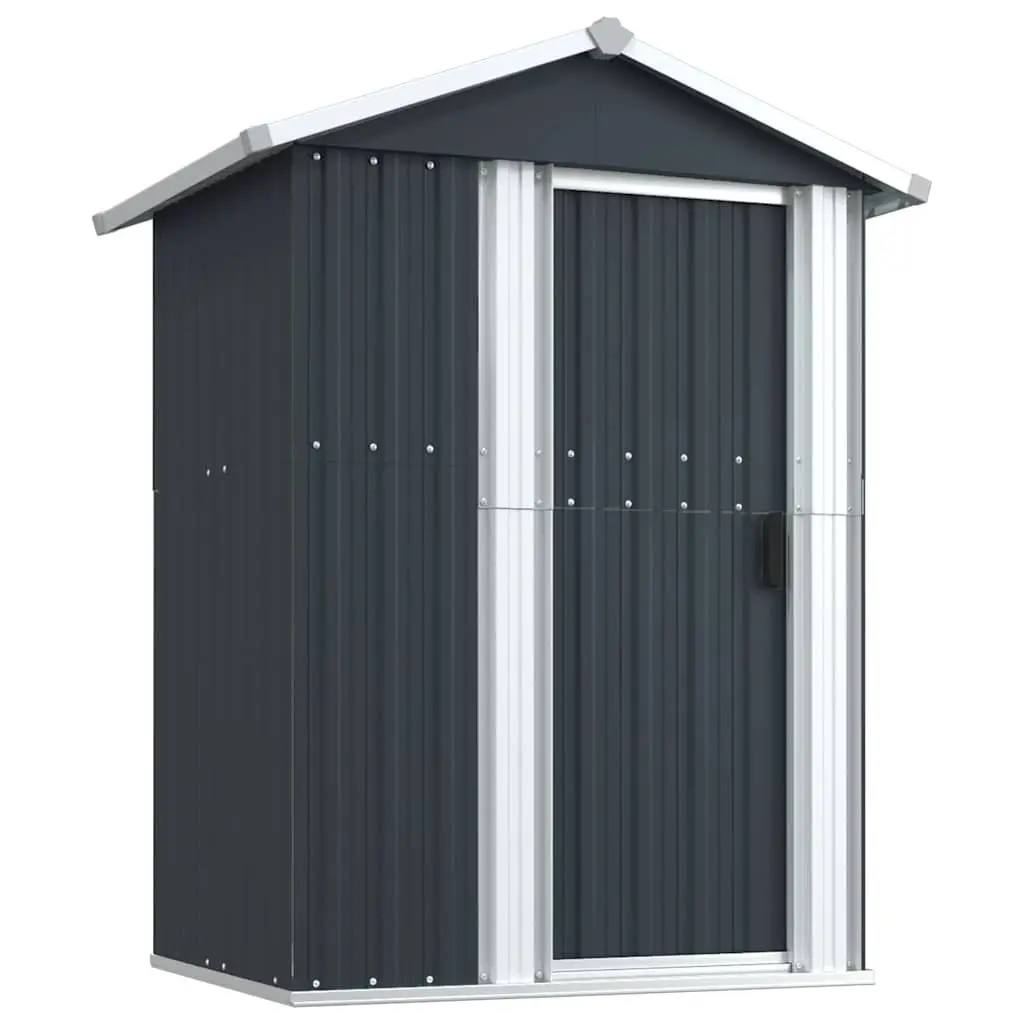 Garden Shed Anthracite Galvanised Steel Sliding Gate Durable Outdoor Storage