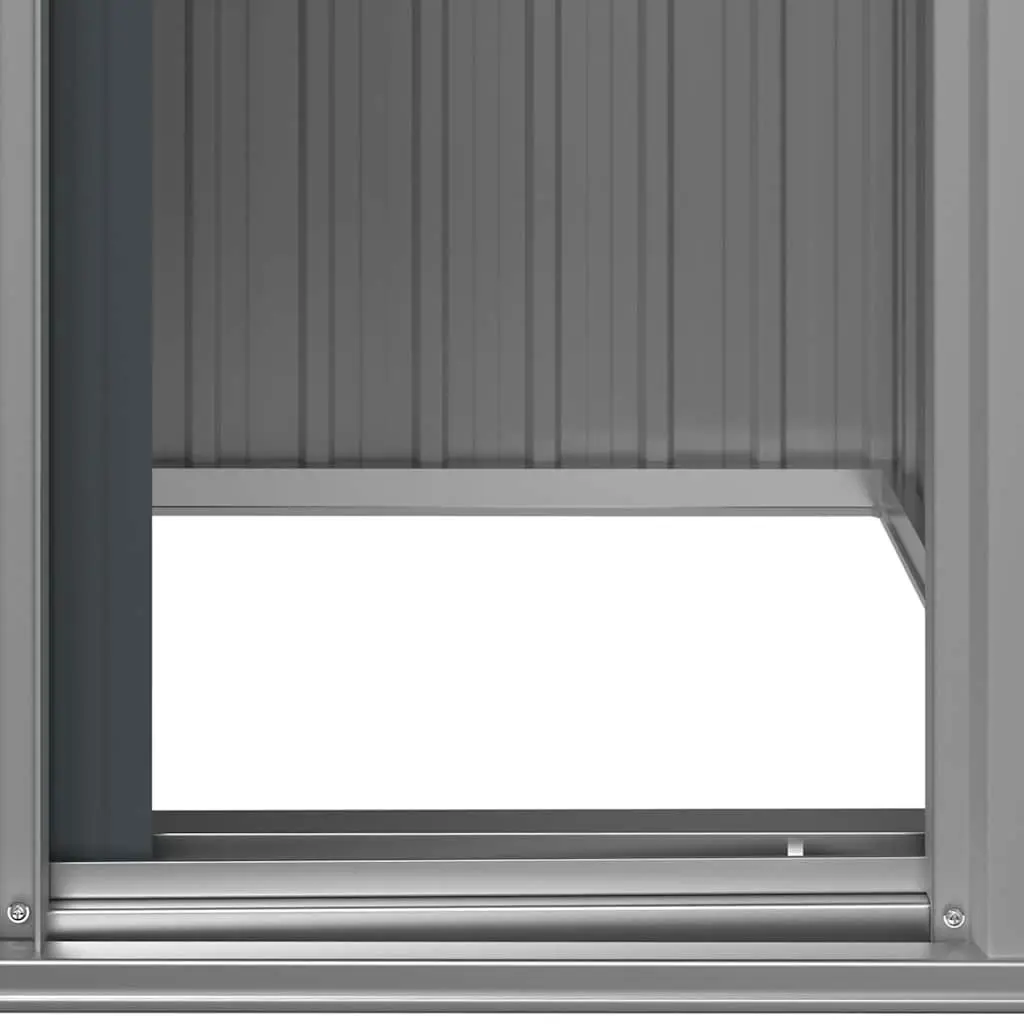 Garden Shed Anthracite Galvanised Steel Sliding Gate Durable Outdoor Storage