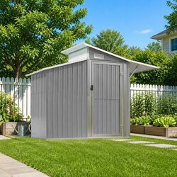 Grey Garden Shed 270x130x208.5 cm