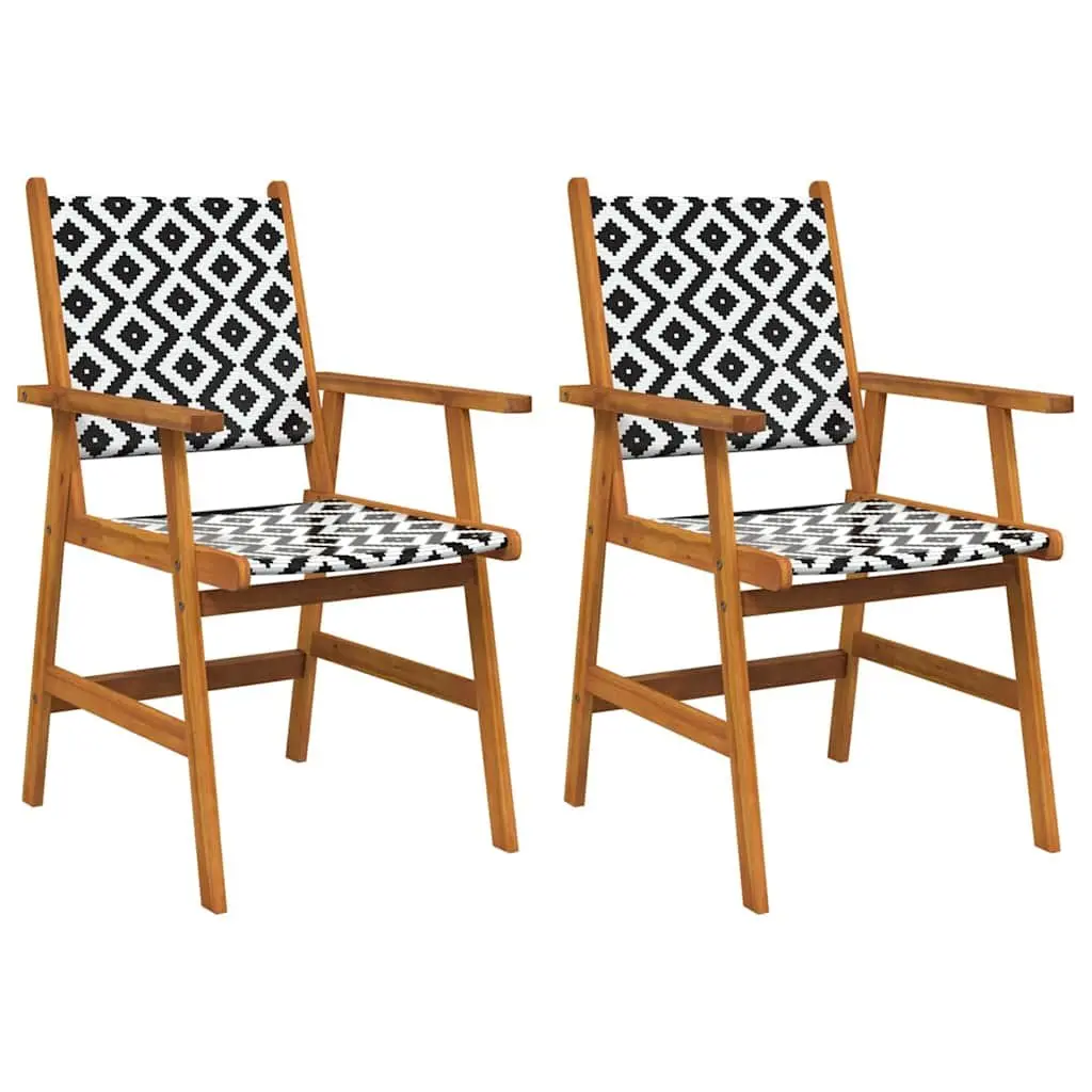 Garden Chairs Set of 2