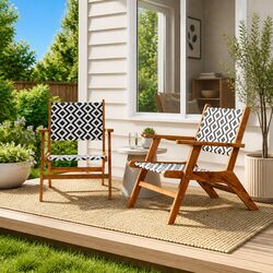 Quality 2-Piece Garden Chair Set for Outdoor Relaxation