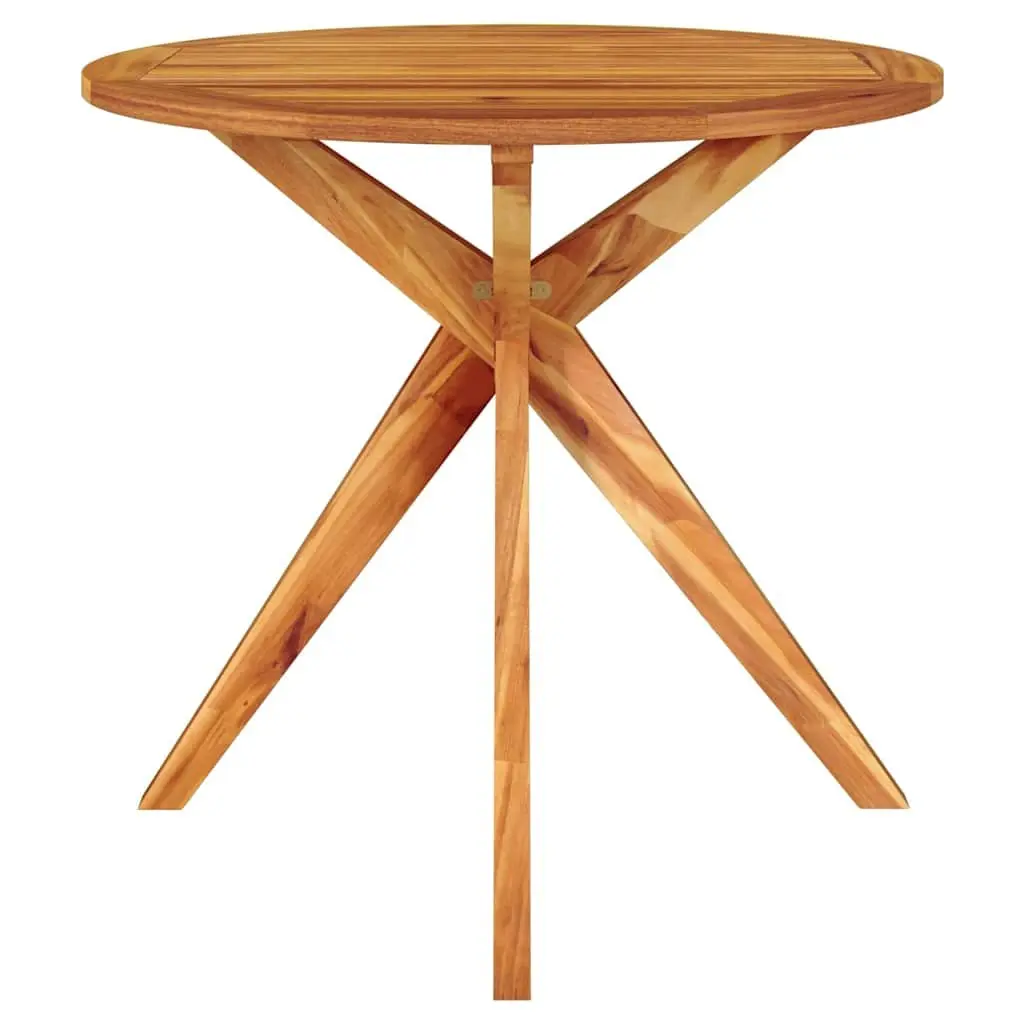 Solid Acacia Wood Garden Table for Outdoor Spaces