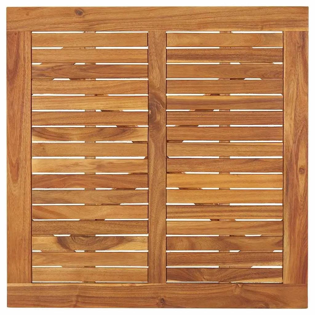 Garden Table 85x85x75 cm Outdoor Furniture Solid Acacia Wood Brown Patio Dining