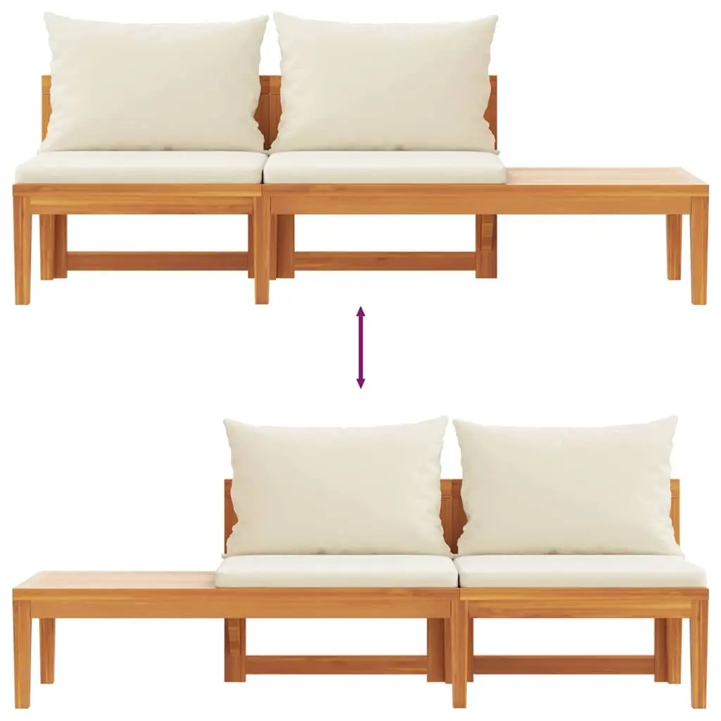 Garden Bench with Table