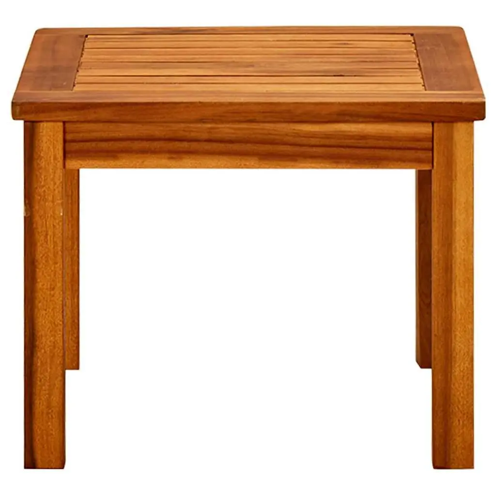Solid Acacia Wood Garden Coffee Table 45x45x36cm Outdoor Patio Furniture Brown