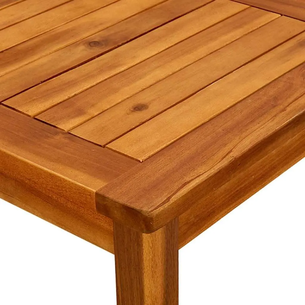 Solid Acacia Wood Garden Coffee Table 45x45x36cm Outdoor Patio Furniture Brown