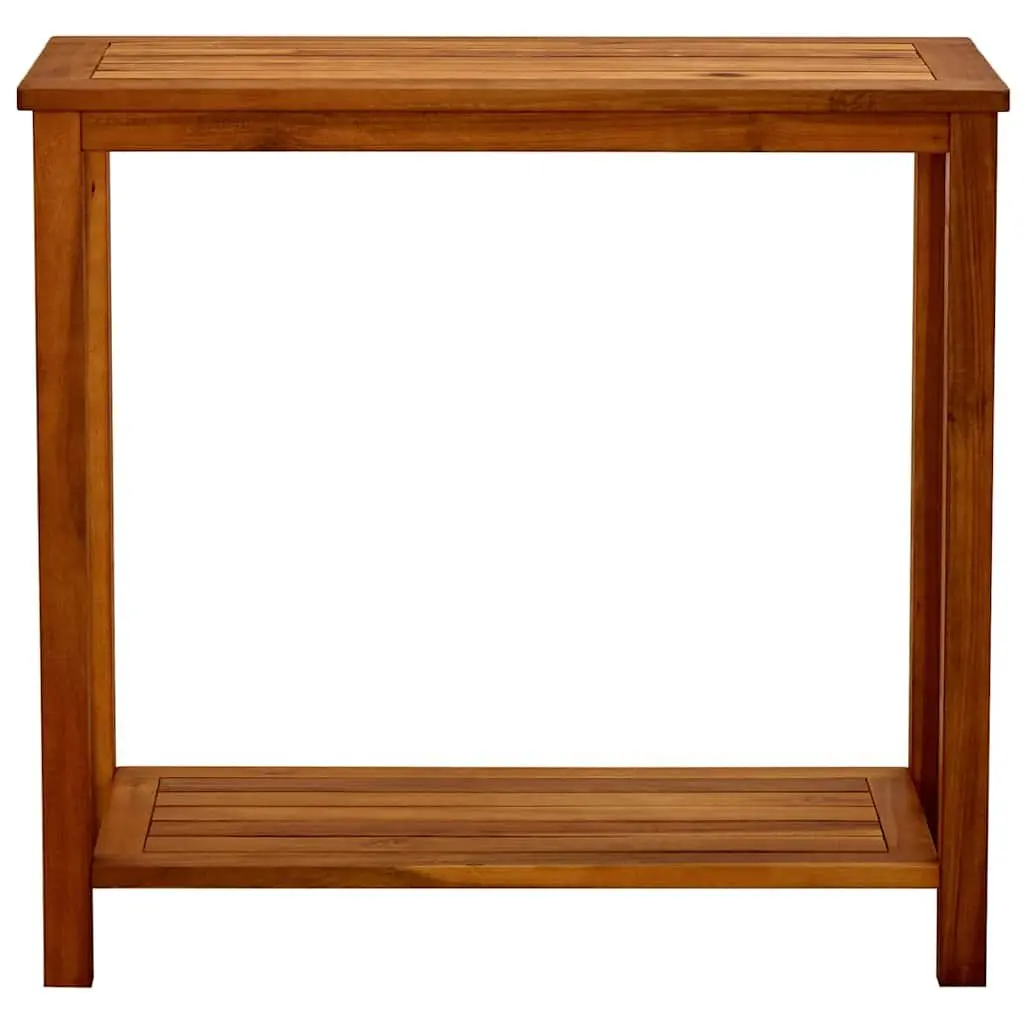 Garden Console Table 80x35x75cm Solid Acacia Wood Outdoor Patio Furniture
