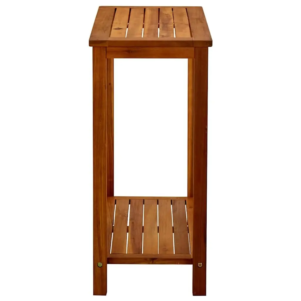 Garden Console Table 80x35x75cm Solid Acacia Wood Outdoor Patio Furniture