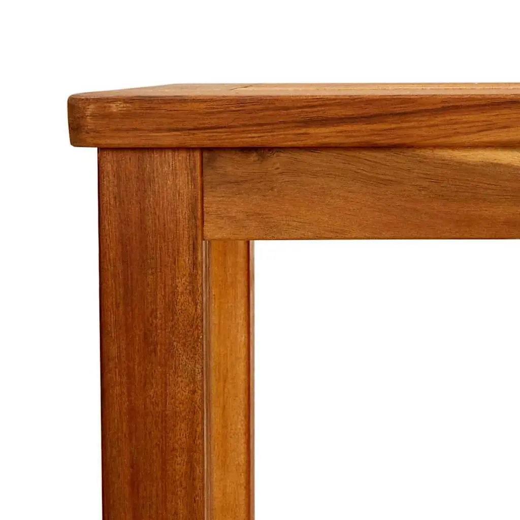 Garden Console Table 80x35x75cm Solid Acacia Wood Outdoor Patio Furniture