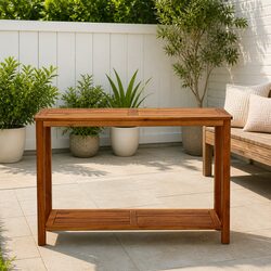 Compact and Sturdy Garden Console Table