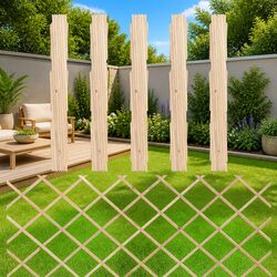 Wooden Garden Fence Panels - 5 Strong and Stylish Pieces