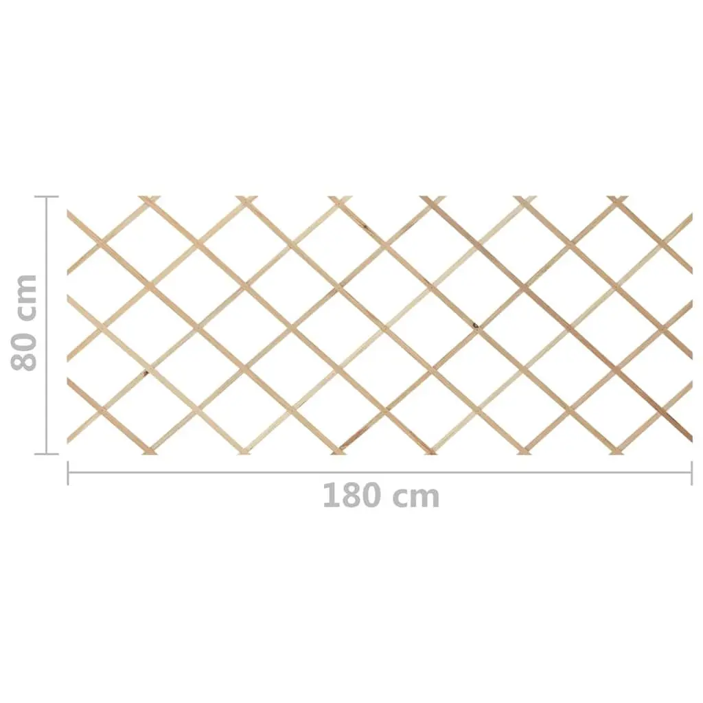 Wooden Garden Fence Panels 5 pcs Outdoor Privacy Screening Trellis Barriers