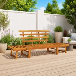 Outdoor Garden Bench Day Bed