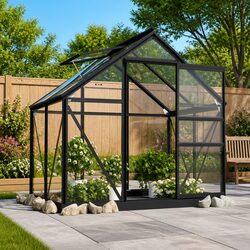 36 Tempered Glass Panels for Greenhouse Protection