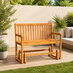 110cm Outdoor Swing Bench Built for Relaxation