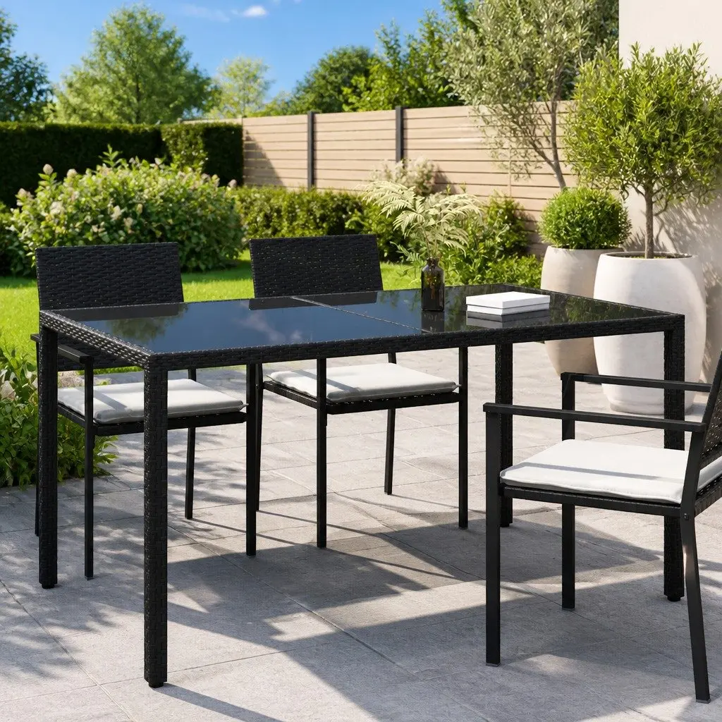 Garden Table 150x90, Lightweight and Easy to Clean