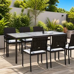 Concise Features of Our Brown Outdoor Garden Table